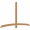 Ekena Millwork Bellingham Timber Gable Bracket, Western Red Cedar, 84"W x 49"H x 1 1/2"D x 3 1/2"F, 14/12 Pitch GBW084X49X0204BEL00SWR - alternate 5